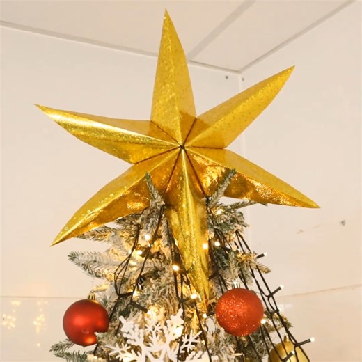 1M views · 6.7K reactions | DIY Christmas tree topper star | Life and Fun Story | Facebook