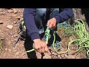 How to Tie Two Ropes together with the Gibbs Bend for rappelling