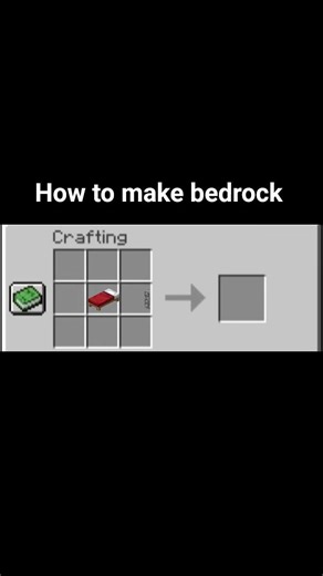 how to make bedrock 🥱