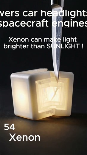 54 | Xenon #elements #crystals #xenon #noble #handmade #science #minerals #ecofriendly