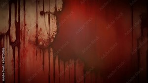 Red blood texture, abstract cinematic, horror style background, Seamless Animation Video Background in 4K Resolution. Stock Video