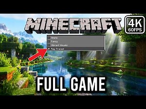 Minecraft Bedrock RTX - BetterRTX 1.4 + Vanilla RTX Opus - FULL GAME - No Commentary