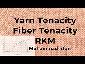 Yarn tenacity II Fiber tenacity II RKM of yarn