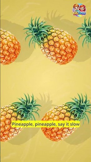 Pineapple Song 🍍 | Learn Fruits for Kids