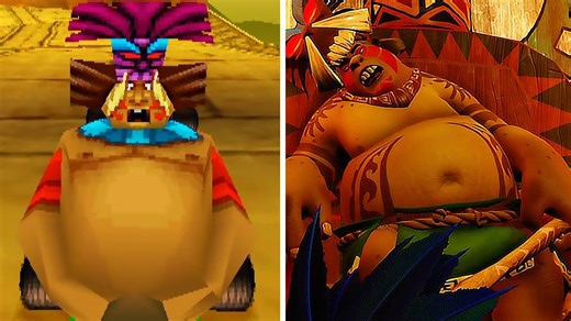Evolution of Papu Papu in Crash Bandicoot (1996-2021)