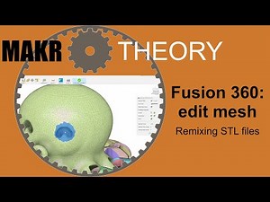 Fusion 360 edit mesh remixing STL