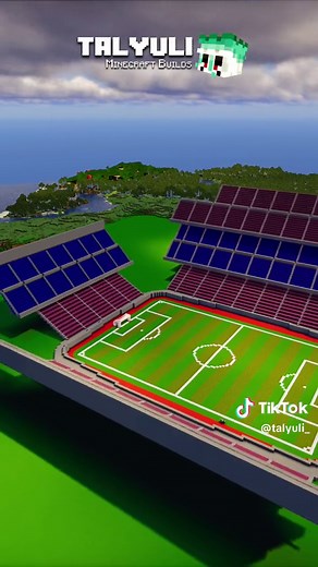Minecraft | How to Build a Camp Nou - Part 1 🔴🔵⚽🏟️ First Timelapse of the BIGGEST STADIUM IN THE WORLD, the famous Camp Nou, Barcelona's stadium! #minecraft #minecraftbuild #fy #minecrafttimelapse