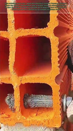Le processus d'installation d'un ancrage chimique dans un mur de briques creuses