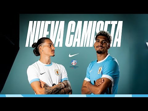 Presentación de la nueva camiseta de Uruguay para la Copa América 2024