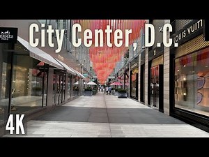CityCenter, Washington D.C. | Sunday evening walk | USA | 4K