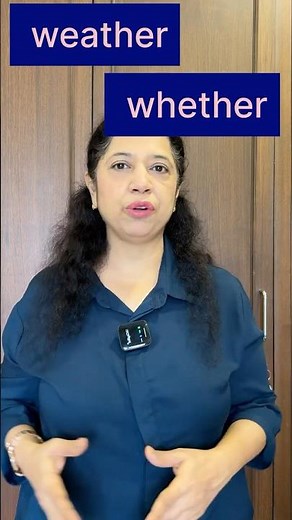Weather vs Whether – Easy Explanation with Examples! | Confusing English Words Explained #shorts