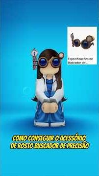 COMO CONSEGUIR O ACESSÓRIO DE ROSTO BUSCADOR DE PRECISÃO, COM 36.250 CÓPIAS NO ROBLOX