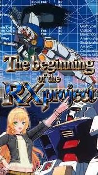 The beginning of the RX Project. The Earth Federation Forces' first step.【GUNDAM Original 0079】