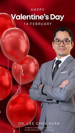Dr. Lee Chee Kean on Instagram: "This Valentine’s Day, I’d like to thank you for the trust you place in your care. . Health is built through patience, understanding, and partnership, and it’s a privilege to walk that journey with you. Wishing you a Valentine’s Day filled with care and well-being. ❤️💙🖤 . Dr. Lee Chee Kean Spine Specialist Malaysia & Consultant Orthopaedic . #drleecheekean #orthopaedicspinesurgeon #spinespecialist #scoliosis #lumbarartificialdiscreplacement"