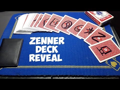 ZENNER deck (ESP) prediction card trick Tutorial