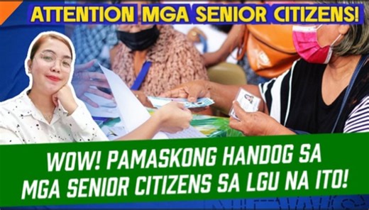 WOW! PAMASKONG HANDOG SA MGA SENIOR CITIZENS SA LGU NA ITO! #seniorcitizens #highlightseveryone #highlights2025followerseveryone #highlightseveryonefollowers2025 #dailychallenge #highlights | Glenda Tutorial