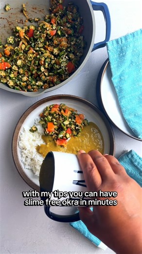 Althea Brown | Metemgee.com on Instagram: "If you want quick, easy, slime-free okra, this is it! Comment OKRA RECIPE, and I'll send you my Guyanese-style fry up okra recipe."