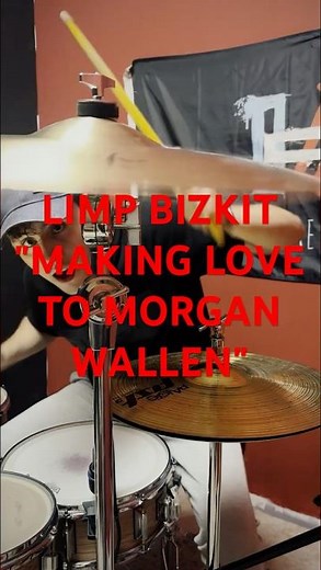 Limp Bizkit - Making Love to Morgan Wallen Drum Cover #fypage #drumming #limpbizkit #drums