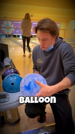He Used Balloon As Bowling Ball 😱🎳