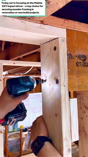 "Makita XGT Impact Driver: Framing Installation Guide