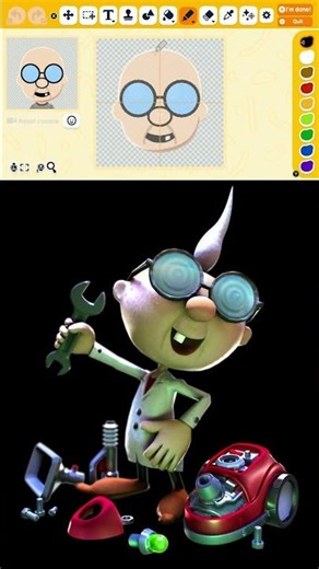 How to make Professor E. Gadd from Luigi's Mansion #professoregadd #luigismansion