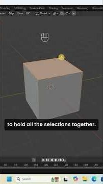How to merge vertices in Blender #tutorial #blenderforbegginer #blender #blender3dmodel