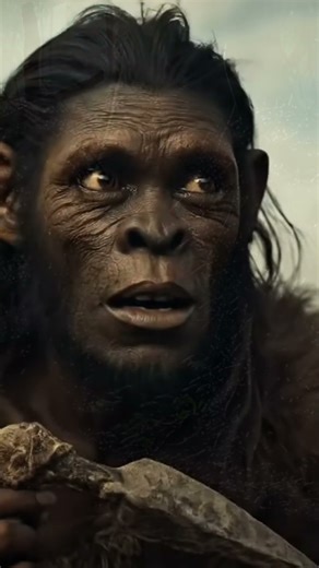 primitive man, against the ancient saber-toothed cat monster|Life of Millions Years Ago Series