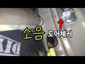 더뉴K9 도어체커 교체하는법