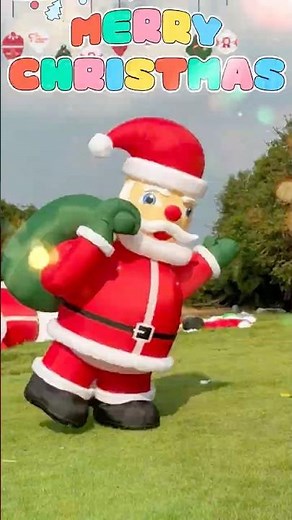 From Flat to Festive: Christmas nflatable Santa Setup in Just Minutes🎅✨