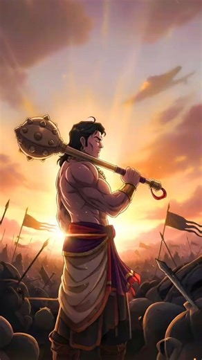 The power of Bheem kurukshetra 🙏🏻 #stories #trending #viral #krishna #bheem #power