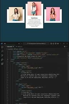 New Design Slider Section With HTML CSS #foryou #coding #trendingshorts