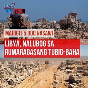 Patuloy ang isinasagawang search and rescue ng mga awtoridad at ilang mga kaanak ng mga biktimang nawawala pa rin matapos manalasa ang rumaragasang baha sa Derna, Libya. Ayon sa mga awtoridad, mahigit 5,000 na ang nasawi habang mahigit 10,000 katao pa ang pinaghahanap. Panoorin ang video. | GMA News