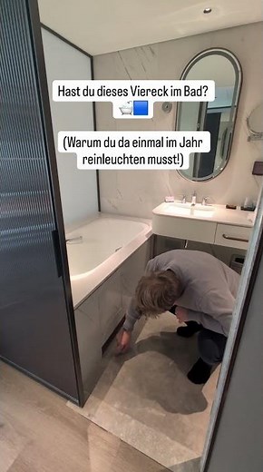 Wofür ist dieses Viereck? 🛁 Der Badewannen-Check gegen Schimmel!