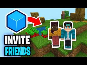 How To Invite Friends On Skyblock Cubecraft! - Tutorial