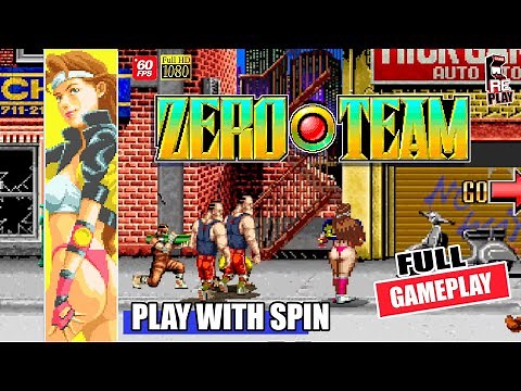 Zero Team U.S.A. [ARCADE] Full Longplay Gameplay / ゼロチーム
