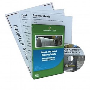 Convergence C-342 Crane and Hoist Rigging Safety Training Program DVD, 32 minutes Time