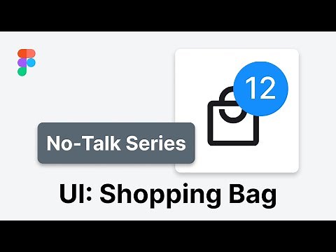 UI: Shopping Cart(Bag) | No-Talk Series | Figma Tutorial
