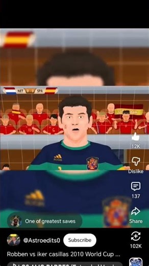 Robben vs Iker Casillas 2010 World Cup Final (Credits: Astroedits0 Animation: R4six) sorry I stole