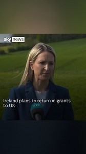 Ireland pledges emergency laws to send asylum seekers back to the UK Credit: RTE #news #ireland | Sky News