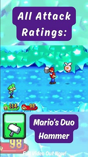 Mario & Luigi: Partners in Time | Attack Performances: Mario's Duo Hammer