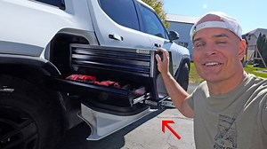80K views · 1K reactions | "I'm Surprised Rivian didn't build this first! - Gear Tunnel Tool Box Mod" Every truck needs a tool box - and Rivian has the perfect location for a tool box in their gear tunnel. | Jerry Rig Everything | Facebook