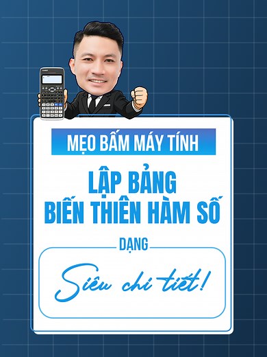 Lập Bảng Biến Thiên Hàm Số Trong 5 Giây