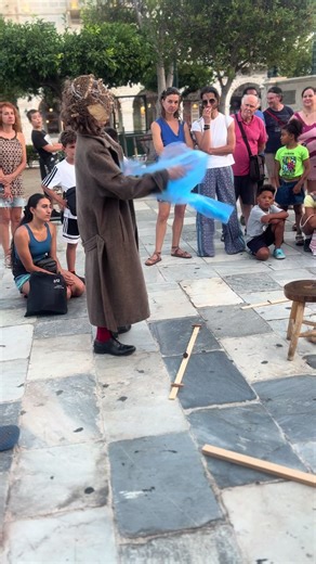 Performance art is getting stranger these days #syros #liveart #performanceart