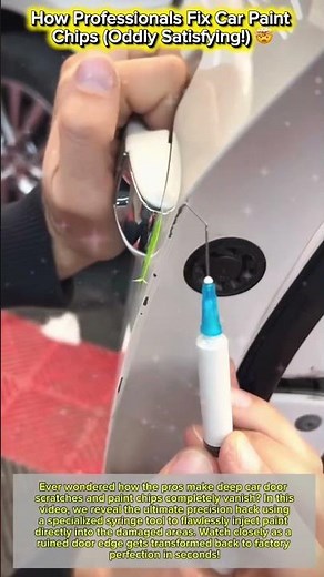How Professionals Fix Car Paint Chips (Oddly Satisfying!) 🤯