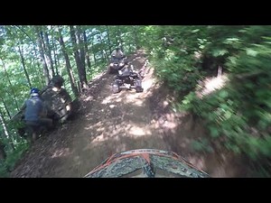 HEAD ON COLLISION SENDS QUAD OVER THE EDGE!