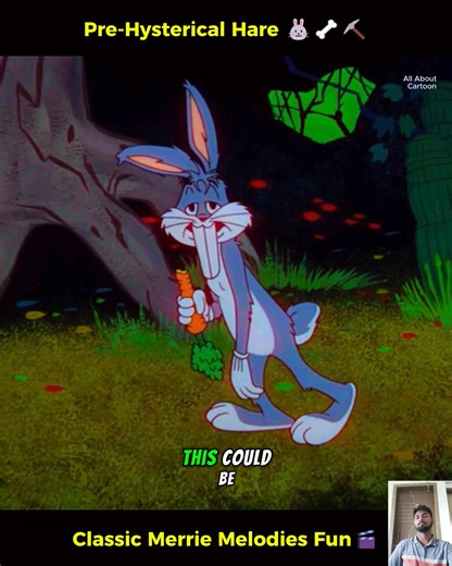 Pre-Hysterical Hare 🐰🦴⛏️ Bugs Bunny Goes Way Back in Time… and Elmer Fudd’s Still Chasing! Looney Tunes Classic | All About Cartoon