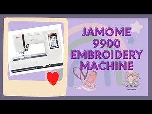 Setting up the Janome 9900 for Embroidery