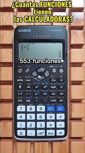 ¿Cuántas FUNCIONES tienen las CALCULADORAS? 🤔