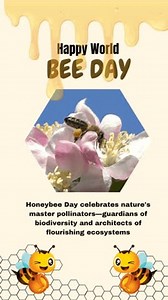 Happy World Bee Day Animation Honeybees Stock Footage Video (100% Royalty-free) 3877779353 | Shutterstock