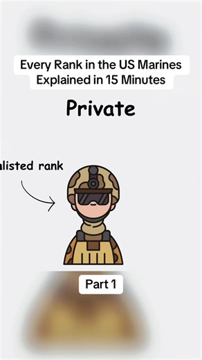 Every Rank in the US Marines Explained in 15 Minutes (1). #america #fyp #rank #usmarines #explained